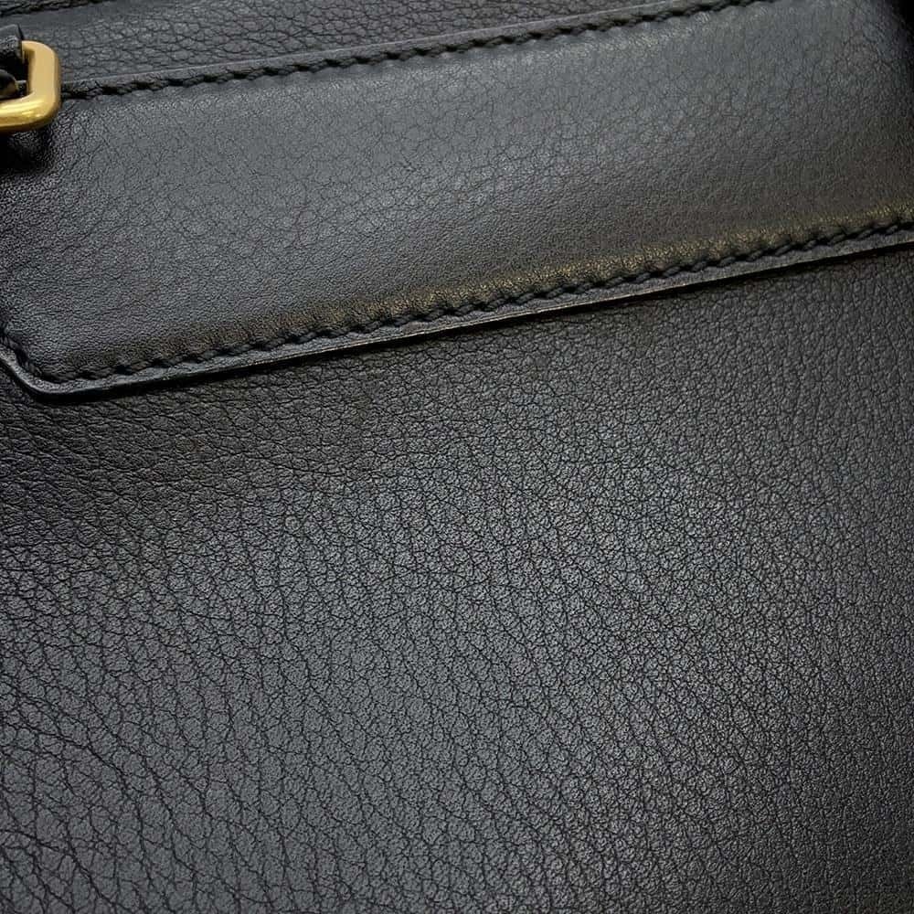 Mcm Python Leather Shoulder Bag Black - image 6